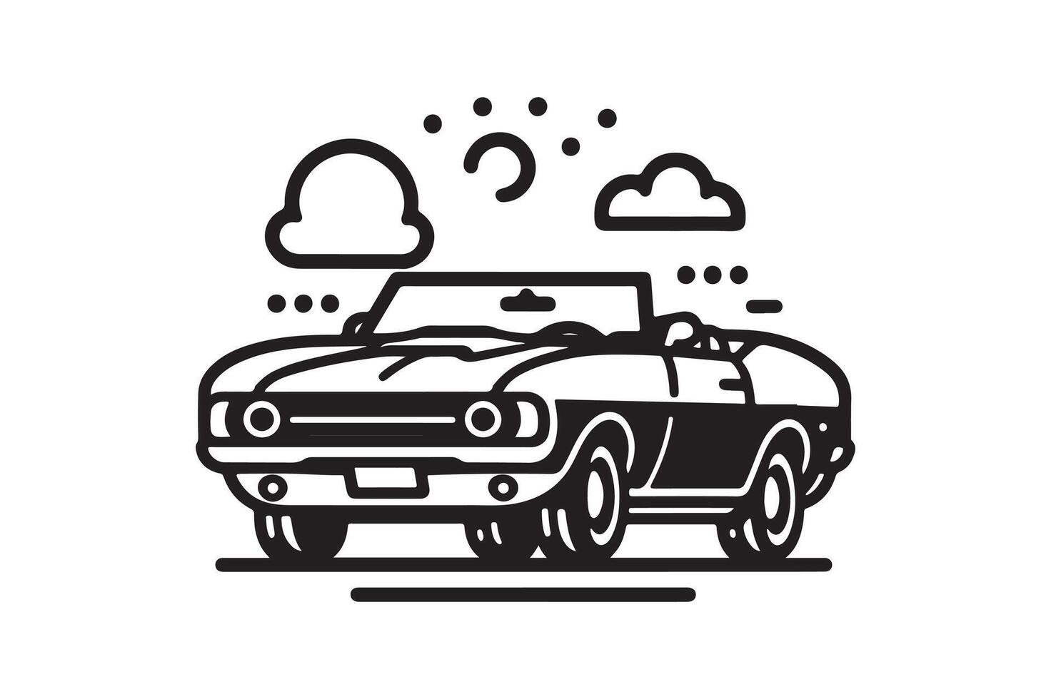 Convertible Silhouette Vectors for Auto Blogs and Magazine Graphics