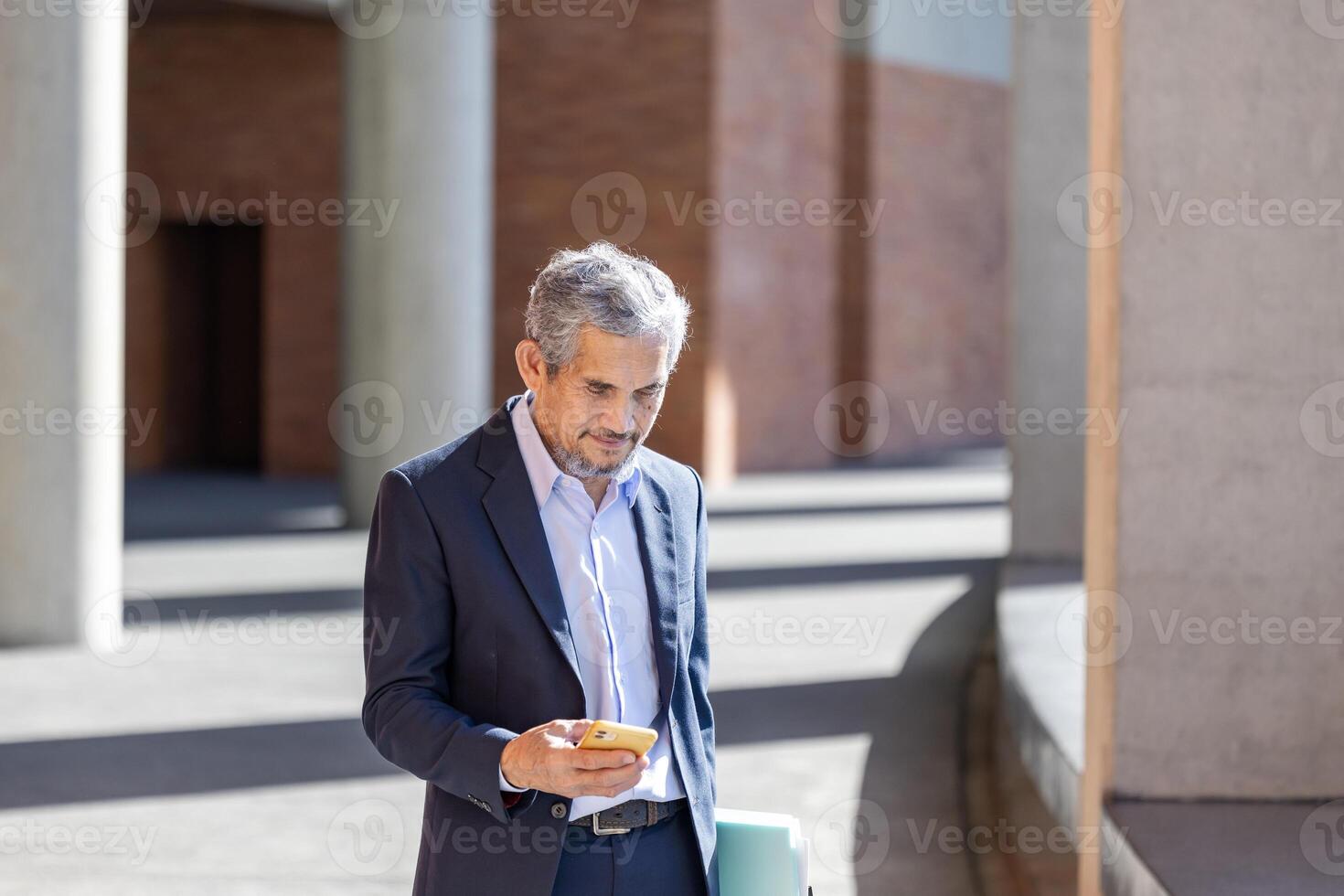 Executive senior managing director is answering call from shareholders for global business expansion and professional marketing strategy in stock market investment photo
