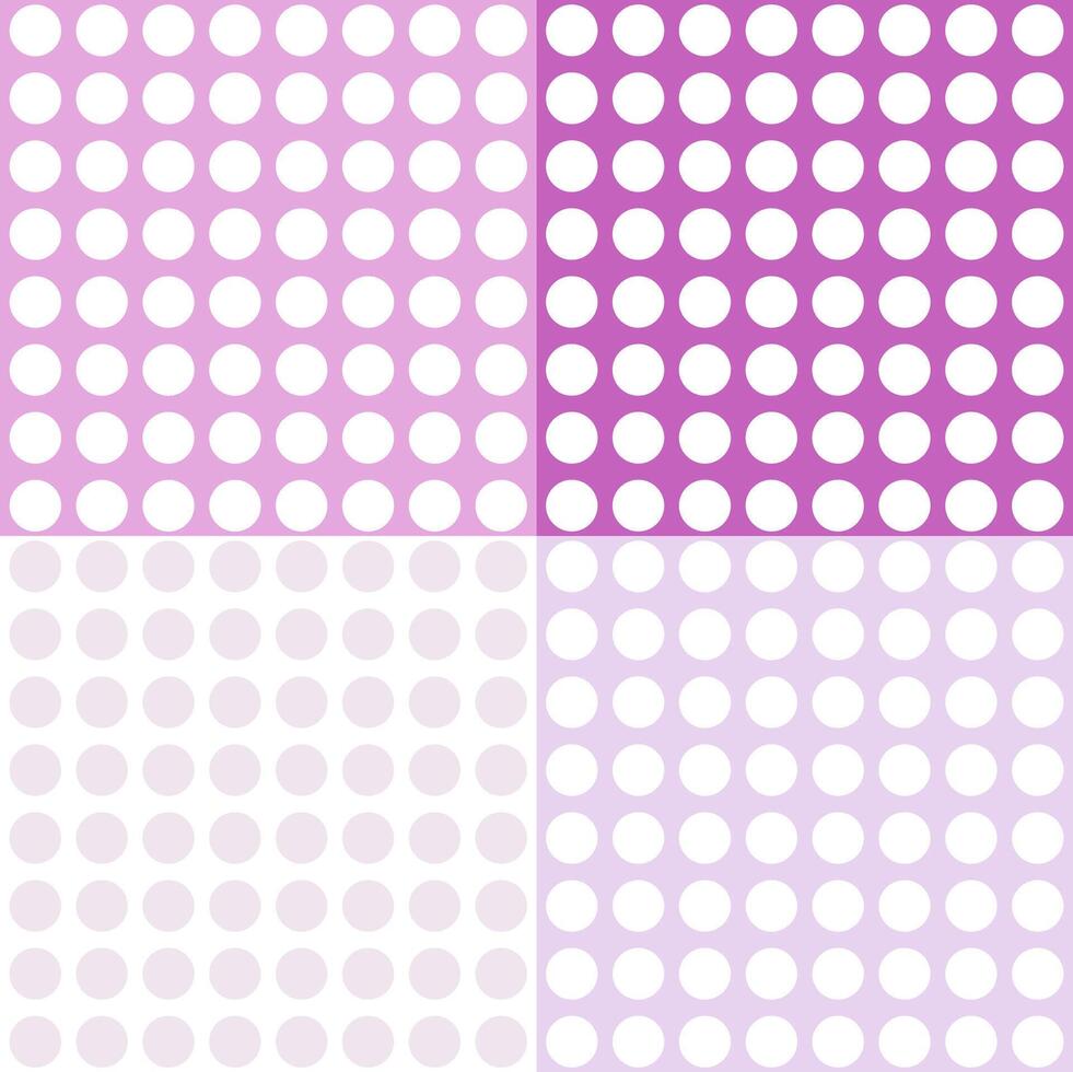 Classic seamless Polka dots pattern design for decorating, wrapping paper, wallpaper, fabric, backdrop and etc. vector