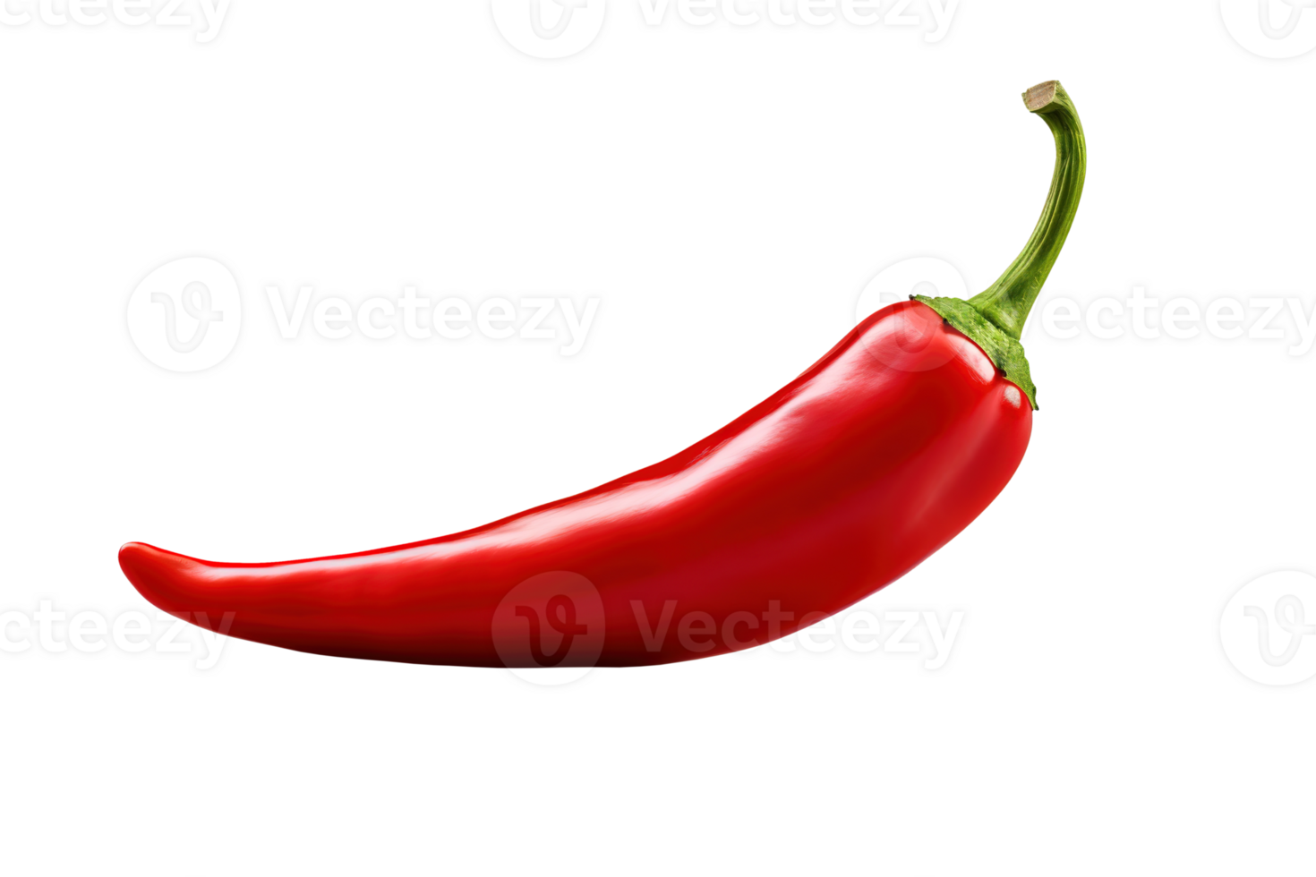 Fresh Red Chili on Transparent Background png