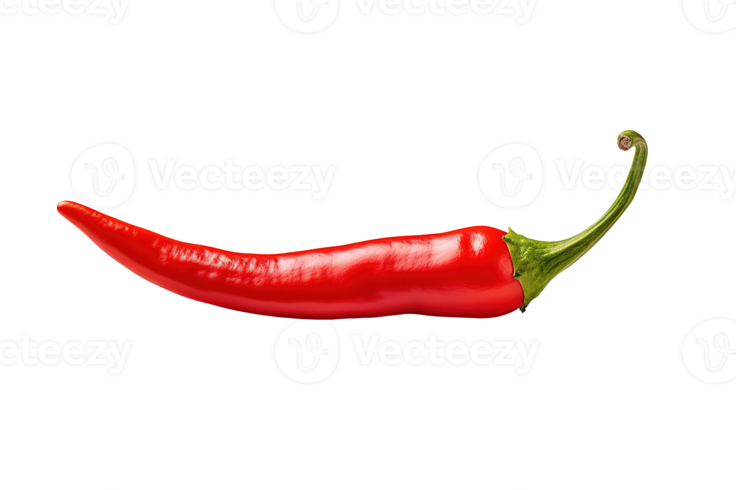 Red Chili on Transparent Background png