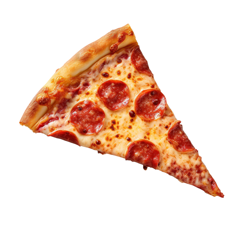 Big Pizza Slice on Transparent Background png