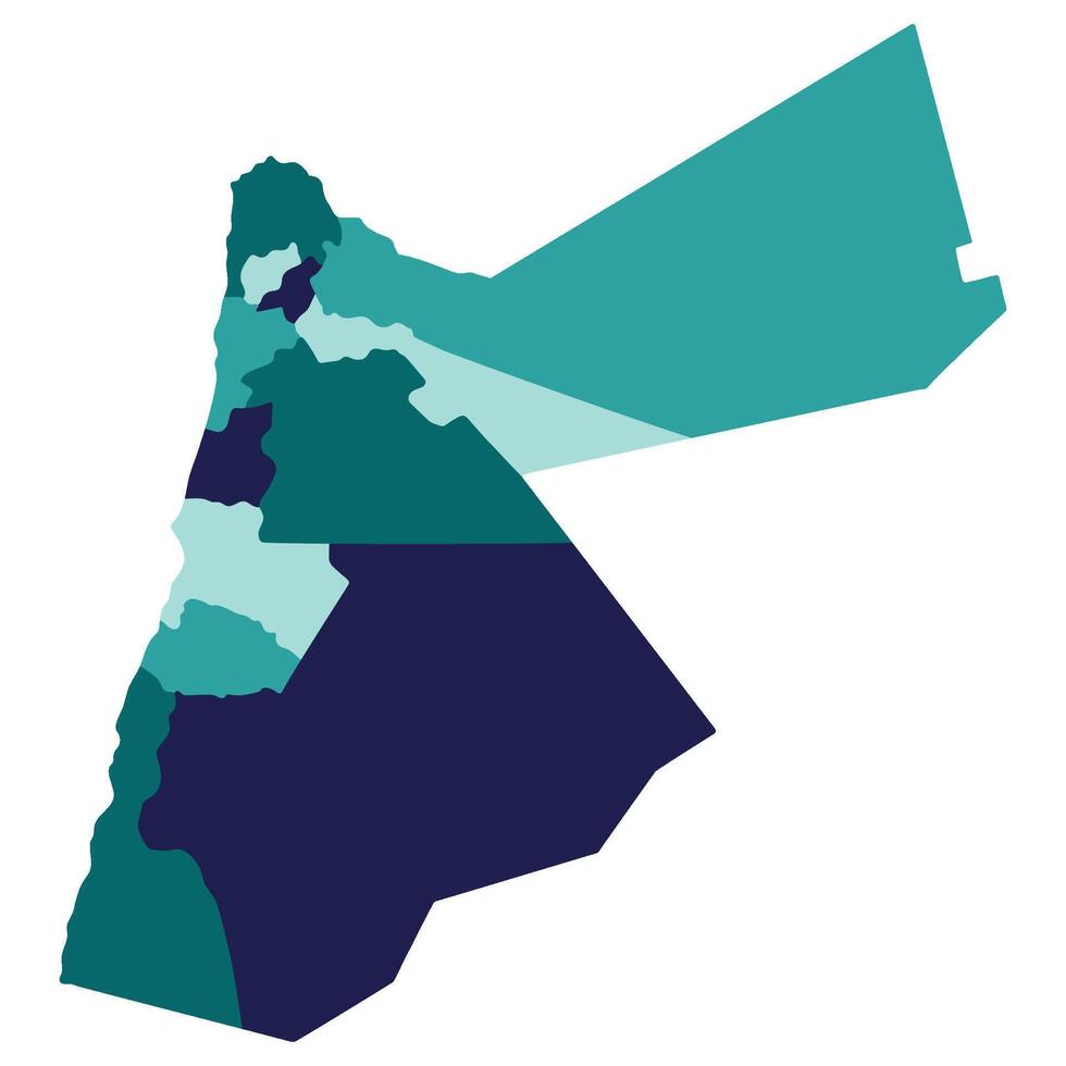 Jordan map regions. vector