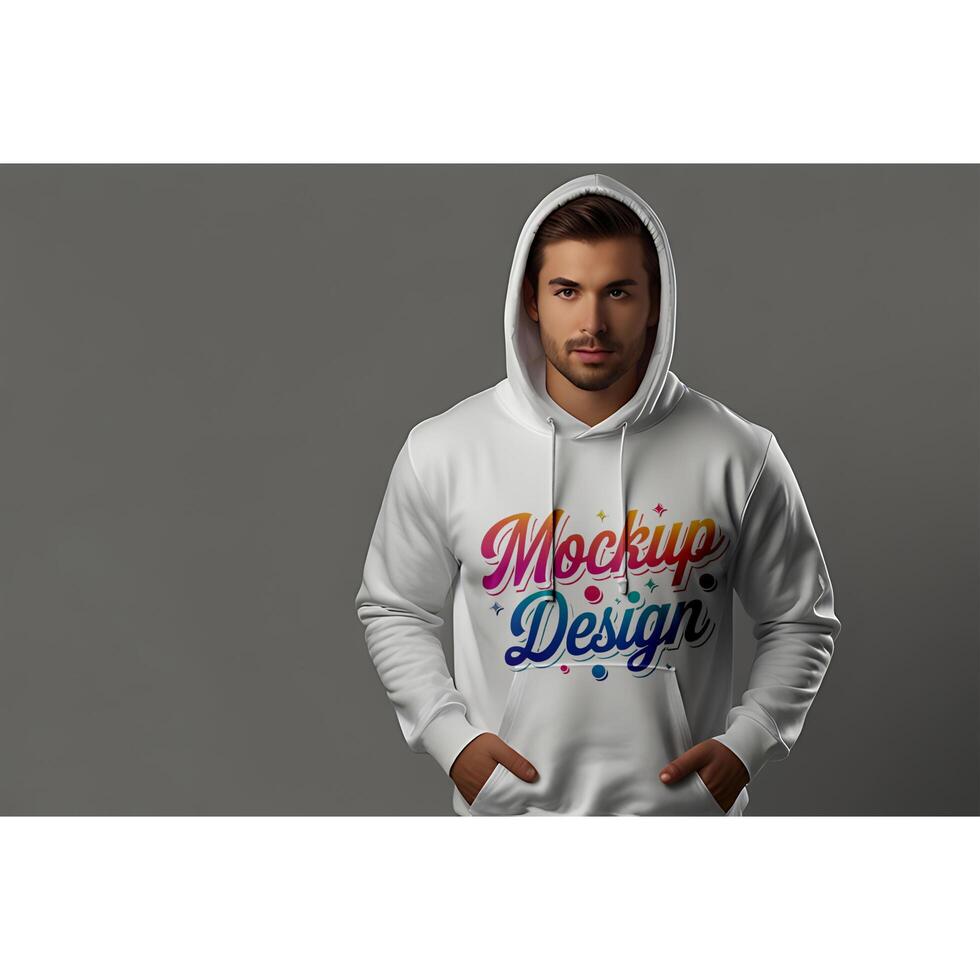 Hoodie mockup design photo