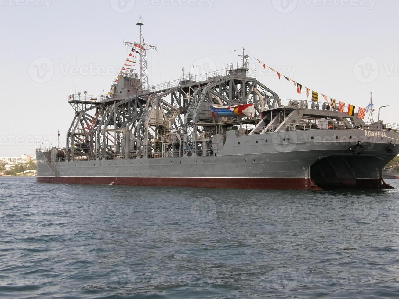 Ships of the Black Sea Fleet of Russia on the celebration of the Day of the Russian Navy in Sevastopol. photo