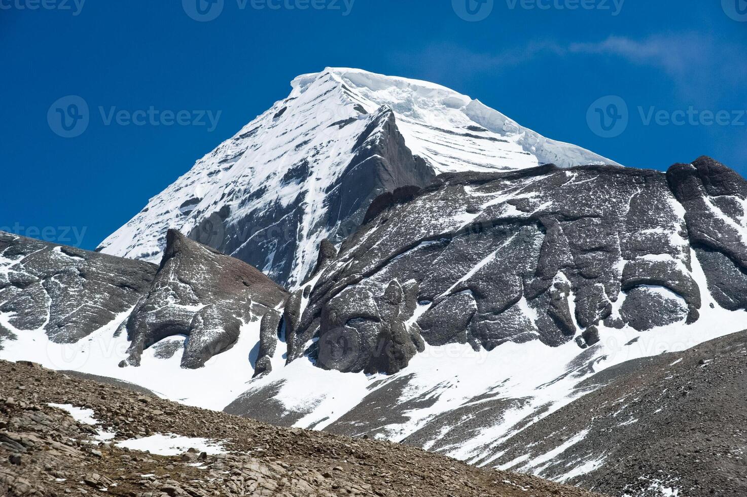 sagrado montar kailas en Tíbet. Himalaya montañas. foto