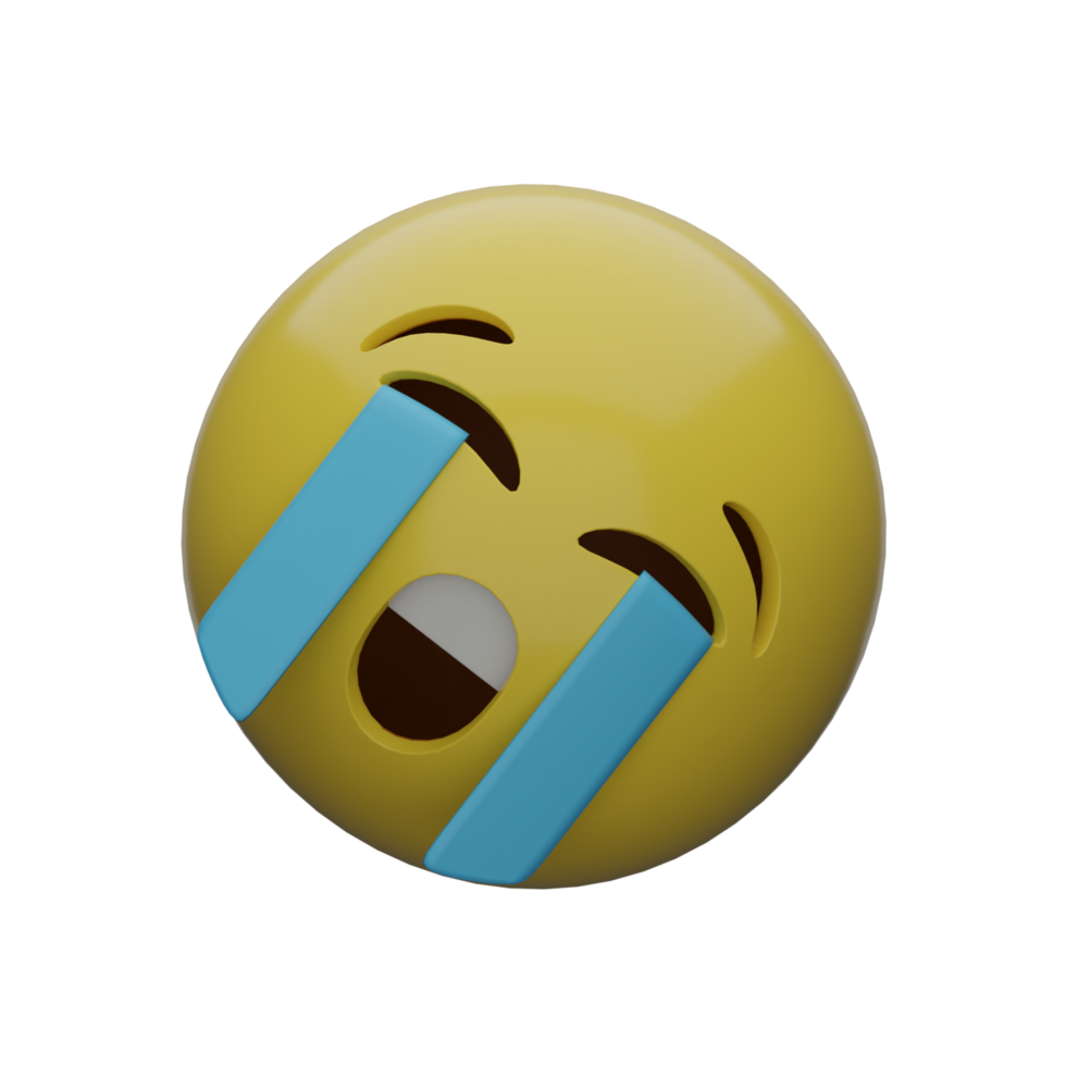 A yellow emoticion with blue ribbon on it png