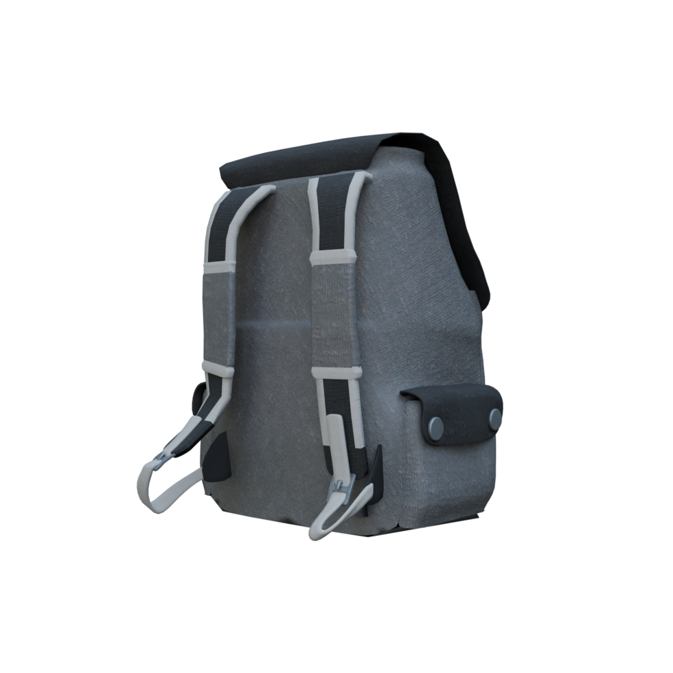 3d Reder of backpack png