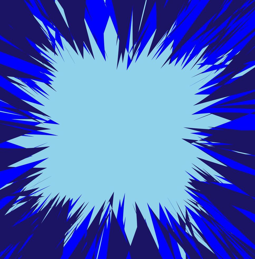 Original bright frame on a blue background vector