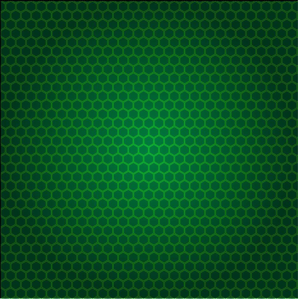 Green background decorated with abstract pattern vector
