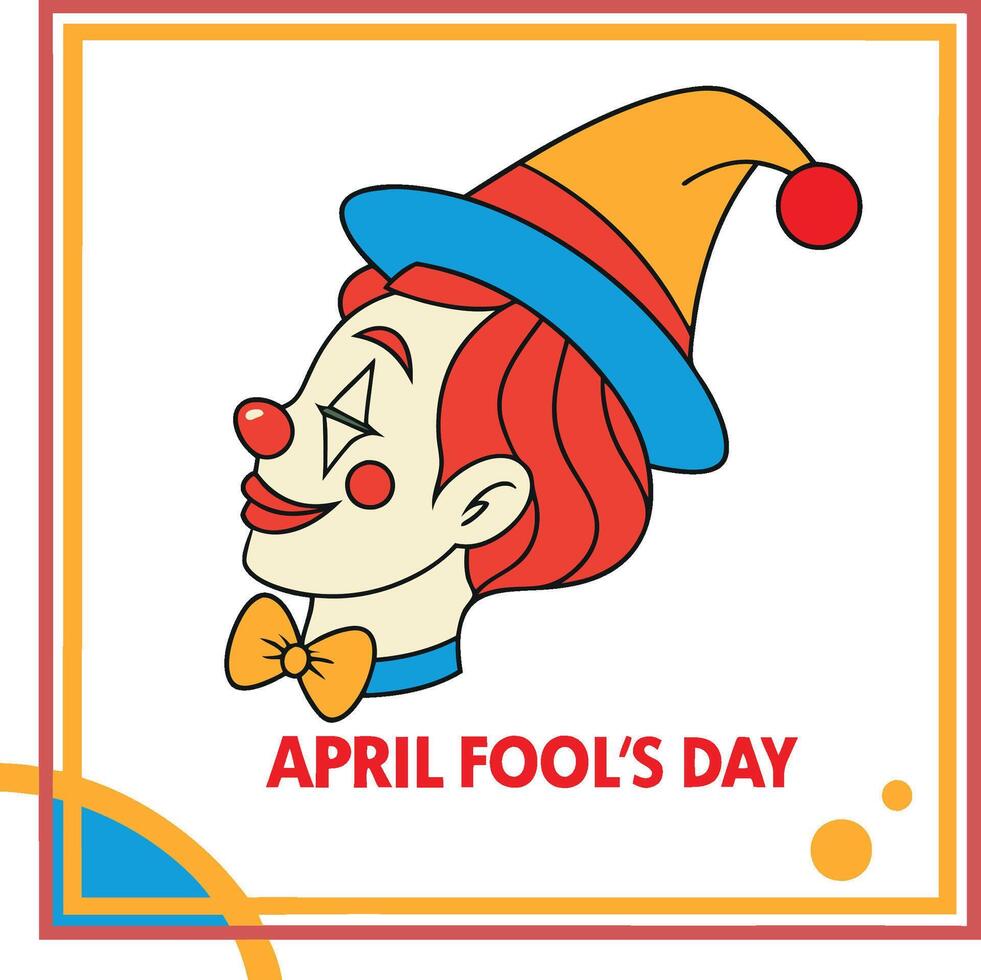 April Fool's Day Symbolic Art vector
