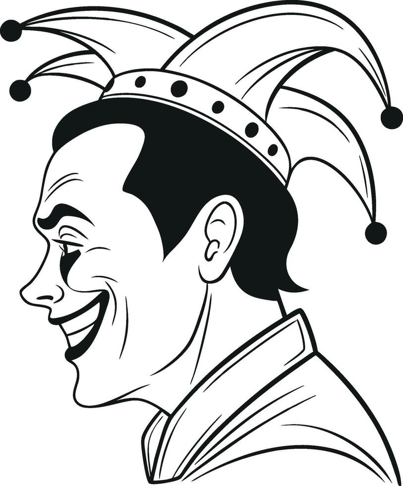 Artistic Joker Illustrations vector