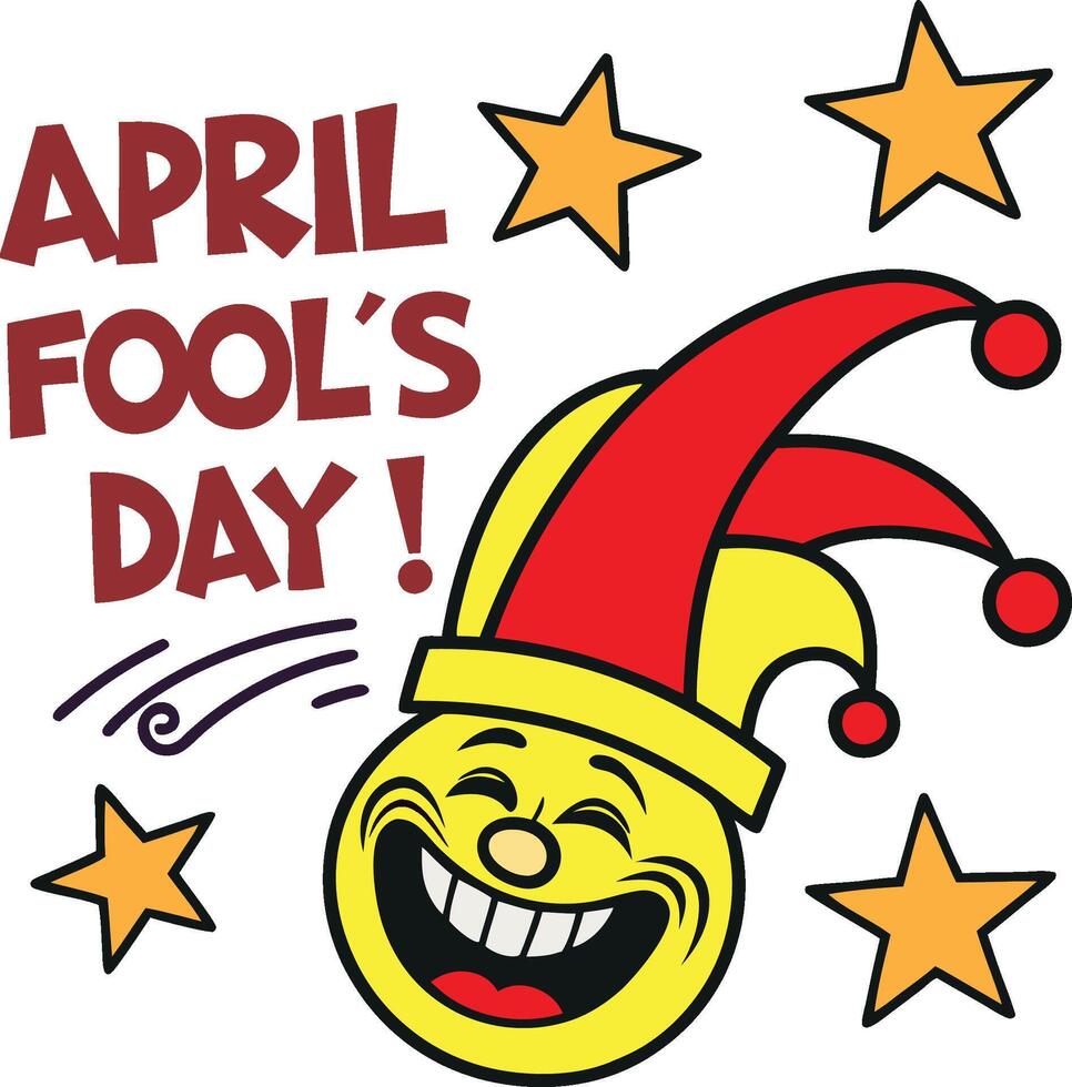 Artistic Concepts for April Fool's Day vector