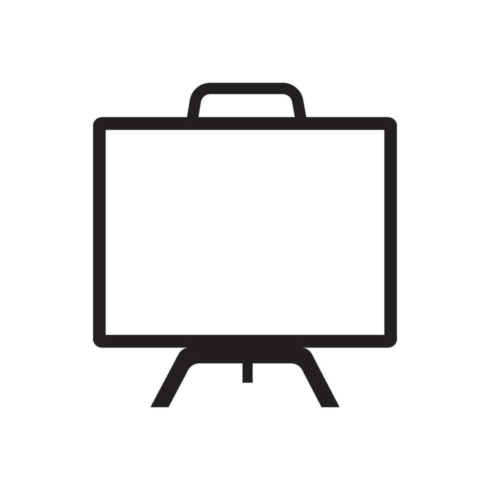 whiteboard icon design vector