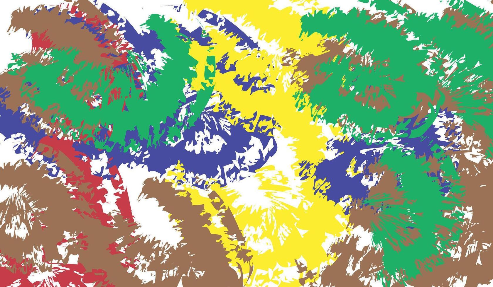 A painting of a colorful abstract pattern vector