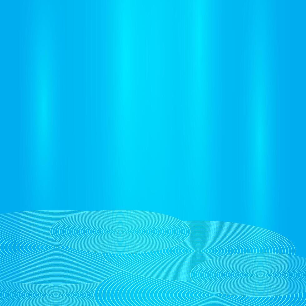 Abstract blue background with waves and lines. for your design vector