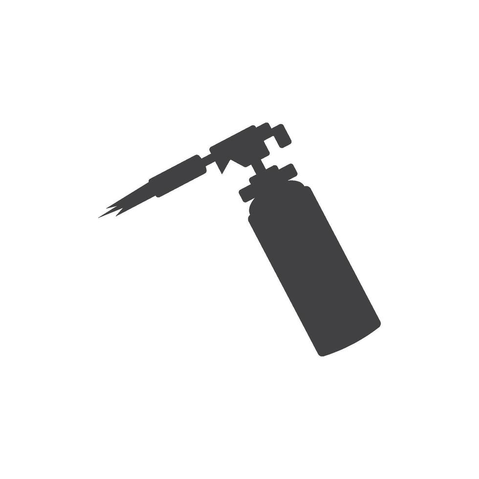bottle gas welding icon element design vector