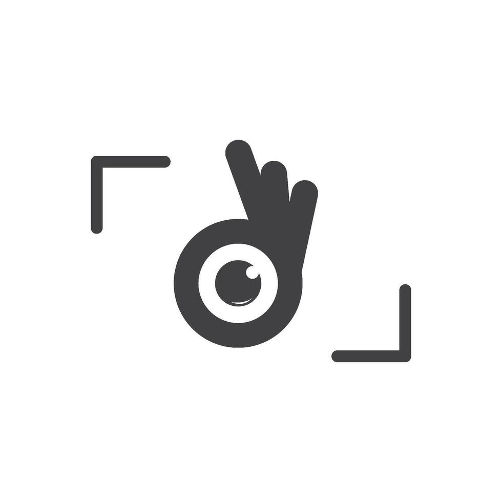 camera shutter icon element design vector