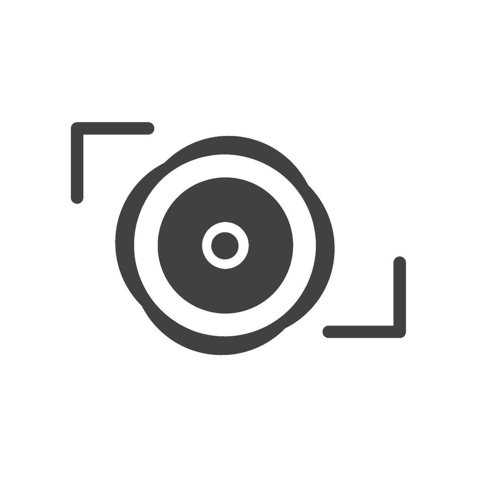 camera shutter icon element design vector