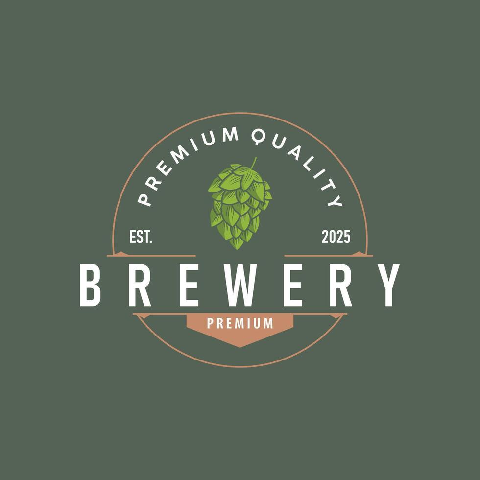 concept brewery logo design collection of craft beer templates retro vintage badges brewery whisky drink bar cafe restaurant vector