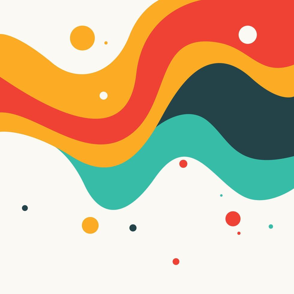 Colorful Abstract Water Fluid Liquid Wave Wavy Curl Flowing on White Background vector