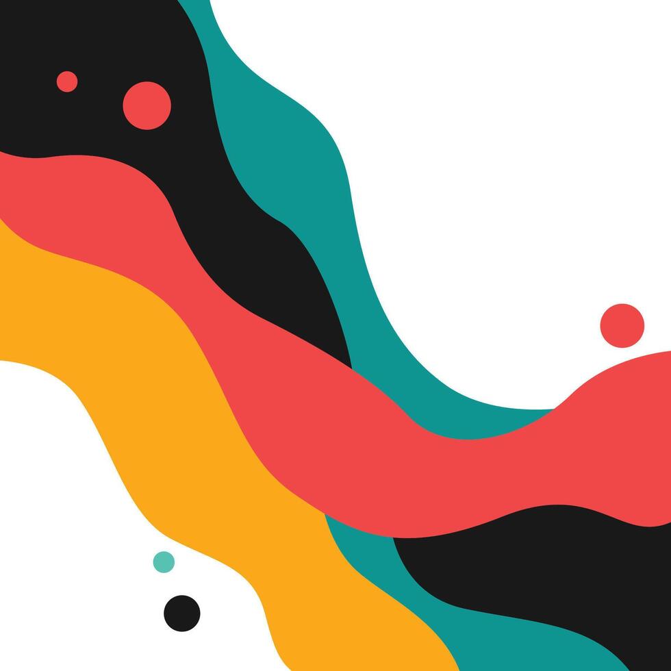 Colorful Abstract Water Fluid Liquid Wave Wavy Flowing on White Background vector