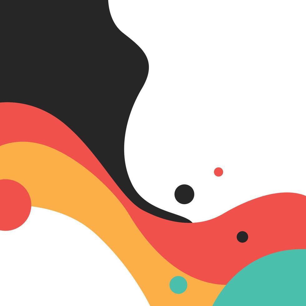 Colorful Abstract Water Fluid Liquid Wave Wavy Flowing Motion on White Background vector
