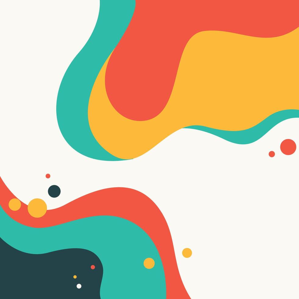 Colorful Abstract Water Fluid Liquid Wave Wavy Curvy Flowing on White Background vector