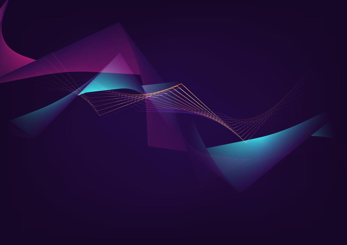 Abstract background with line wave futuristic vector