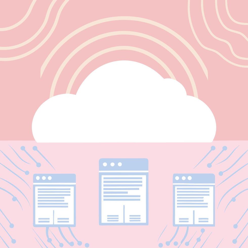Cloud Computing Scalable Web Applications Data Synchronization vector