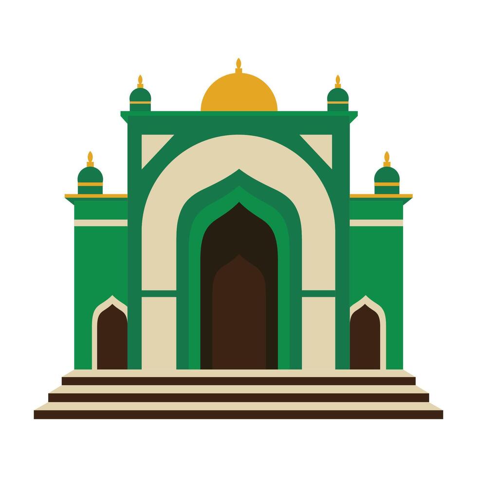simple illustration of a mosque vector