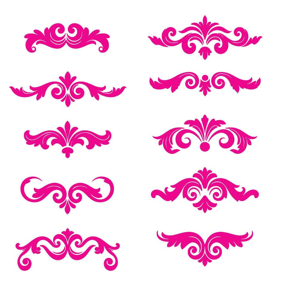 Floral-Inspired Accents for Sophisticated Graphics vector