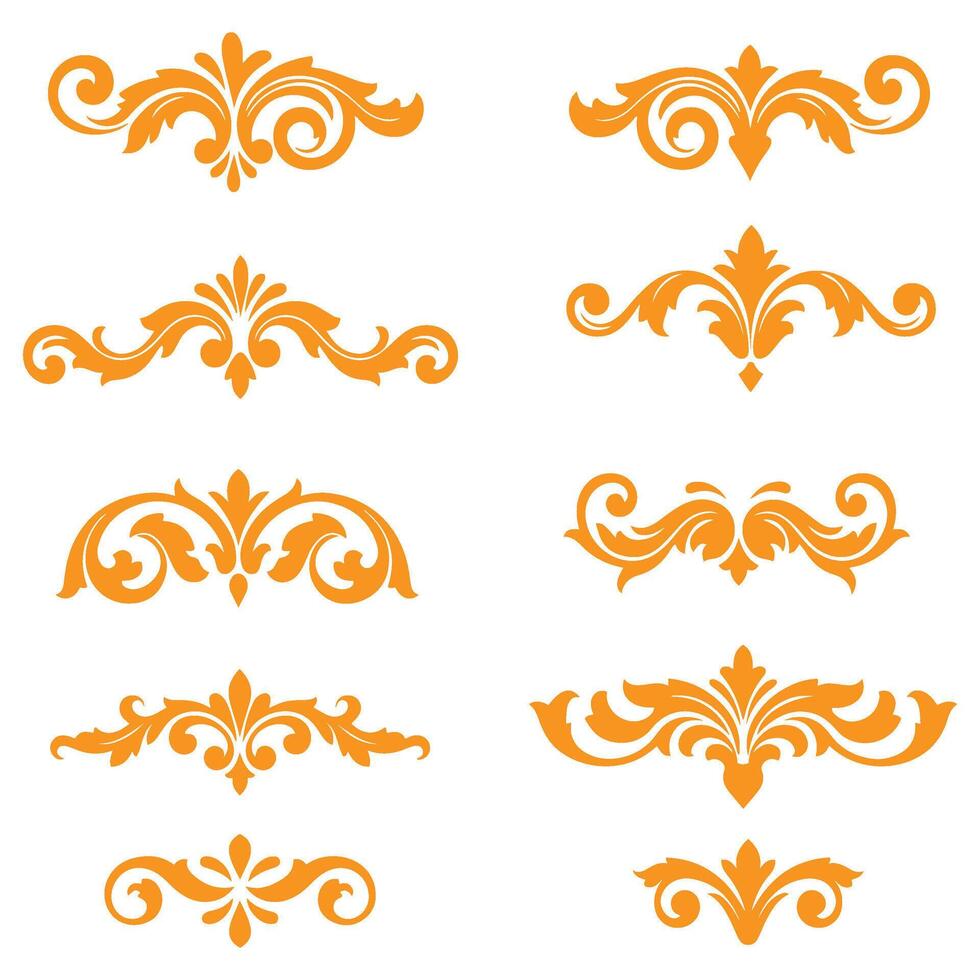 Stylish Flourishes for Luxury Event Invitations vector