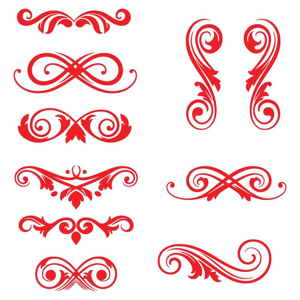 Decorative Pink Elements for Scrapbooking Projects vector