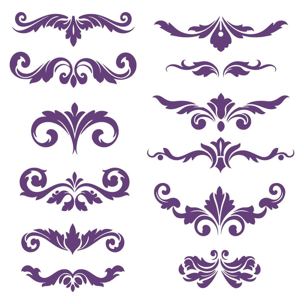 Swirling Decorative Patterns for Creative Designs vector