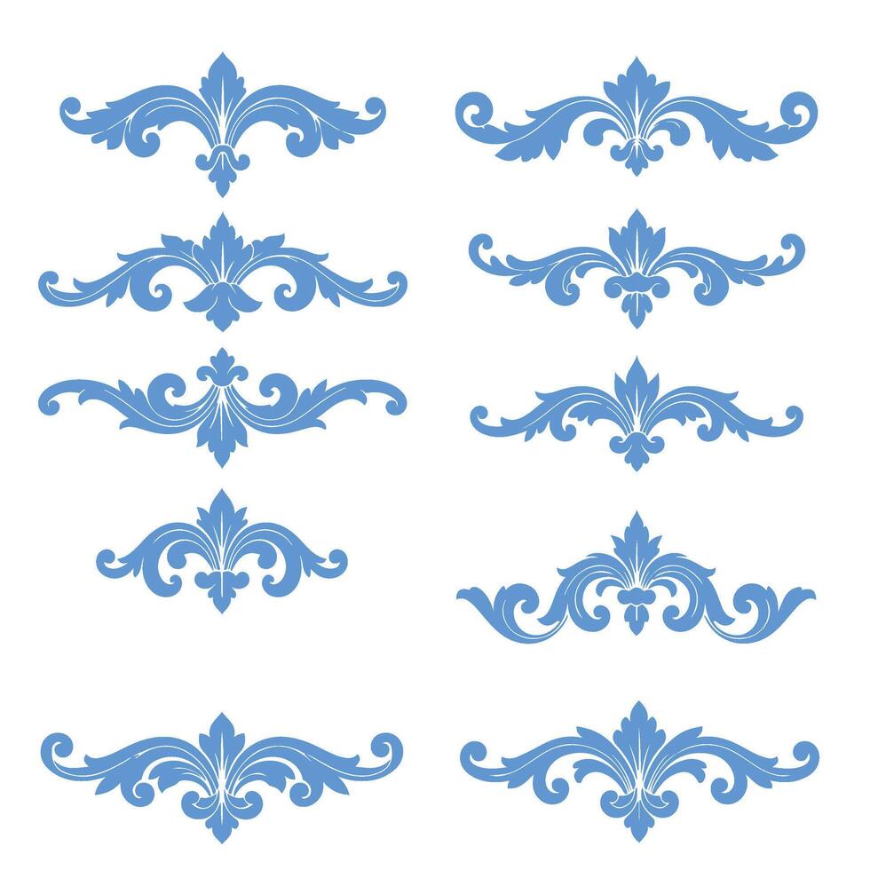 Charming Swirl Patterns for Decorative Artwork vector