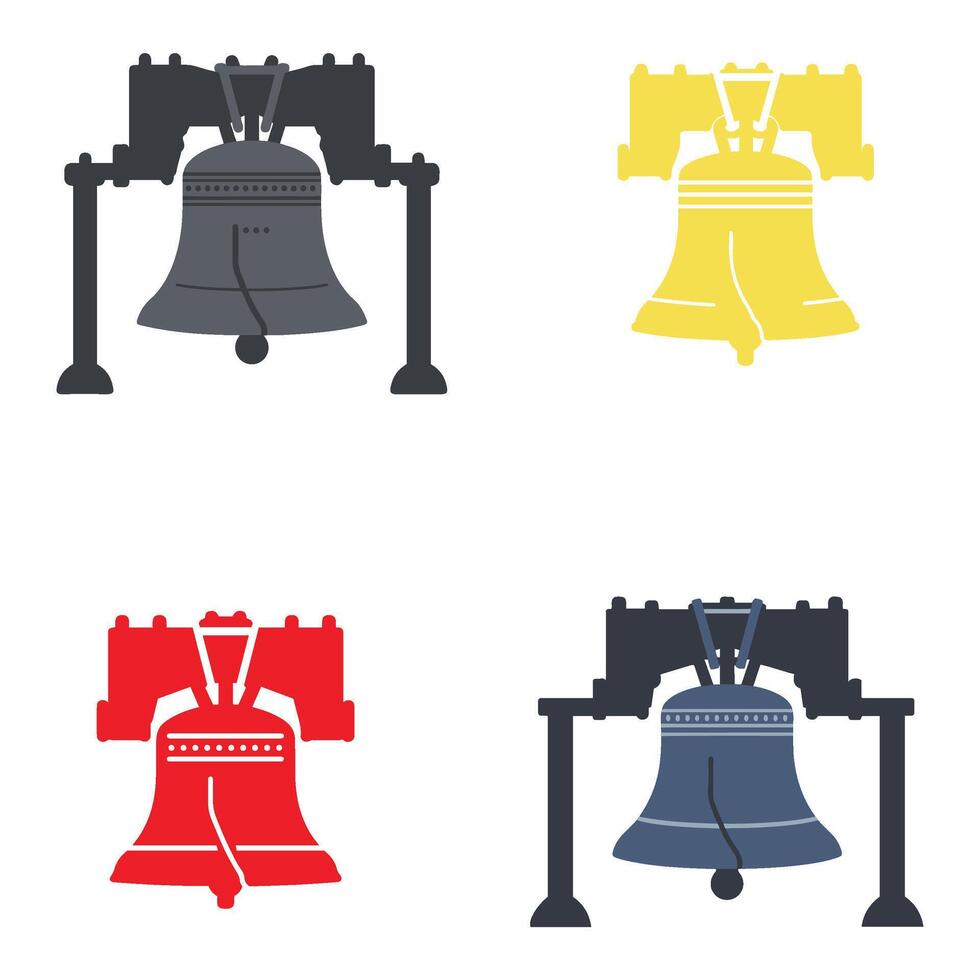 Liberty Bell Vectors Ideal for Independence Day Projects