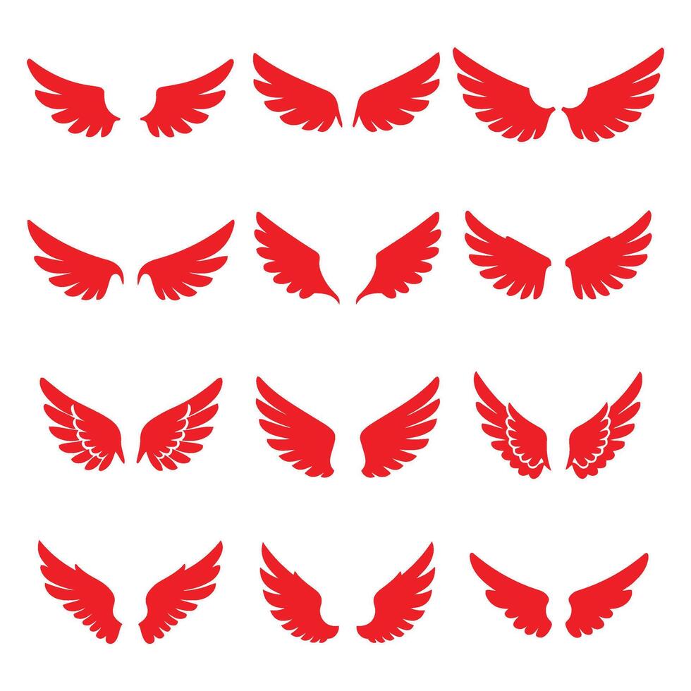 Freedom Wings Vectors Pack for Vintage and Retro Projects