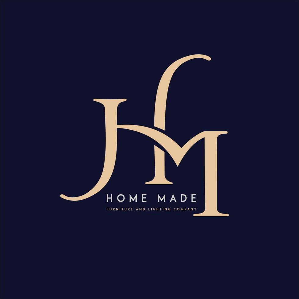 the logo for home made vector