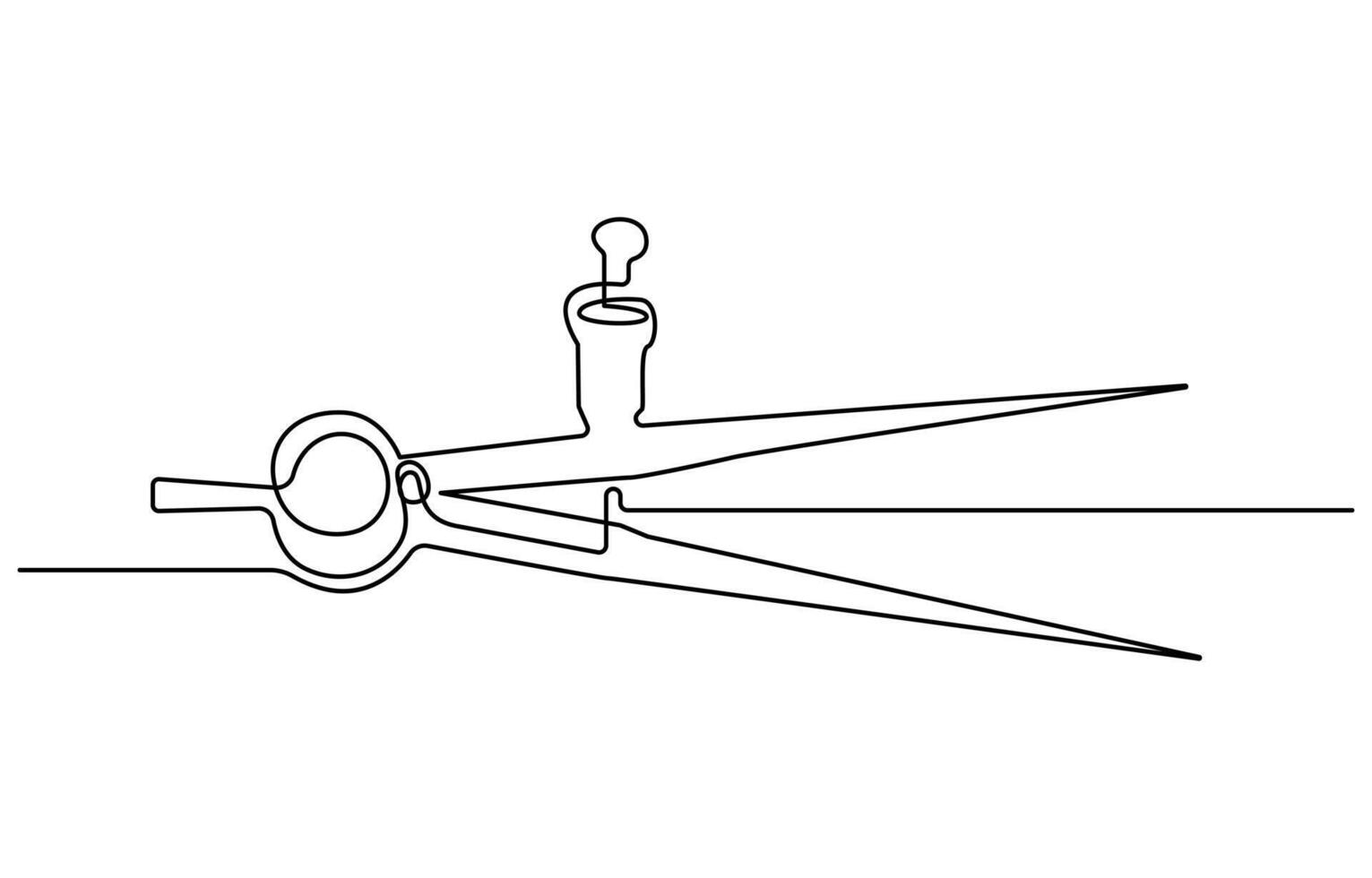 Can be used to make circles on paper vector