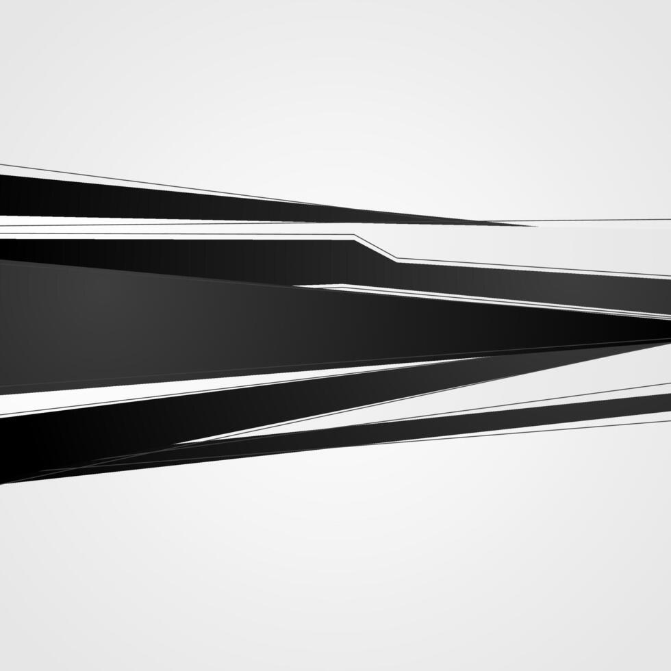Abstract black and white corporate background vector