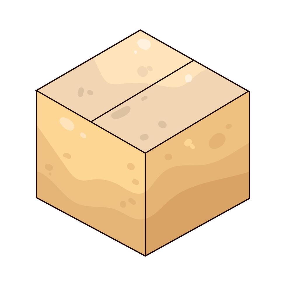 Illustration of Package box vector