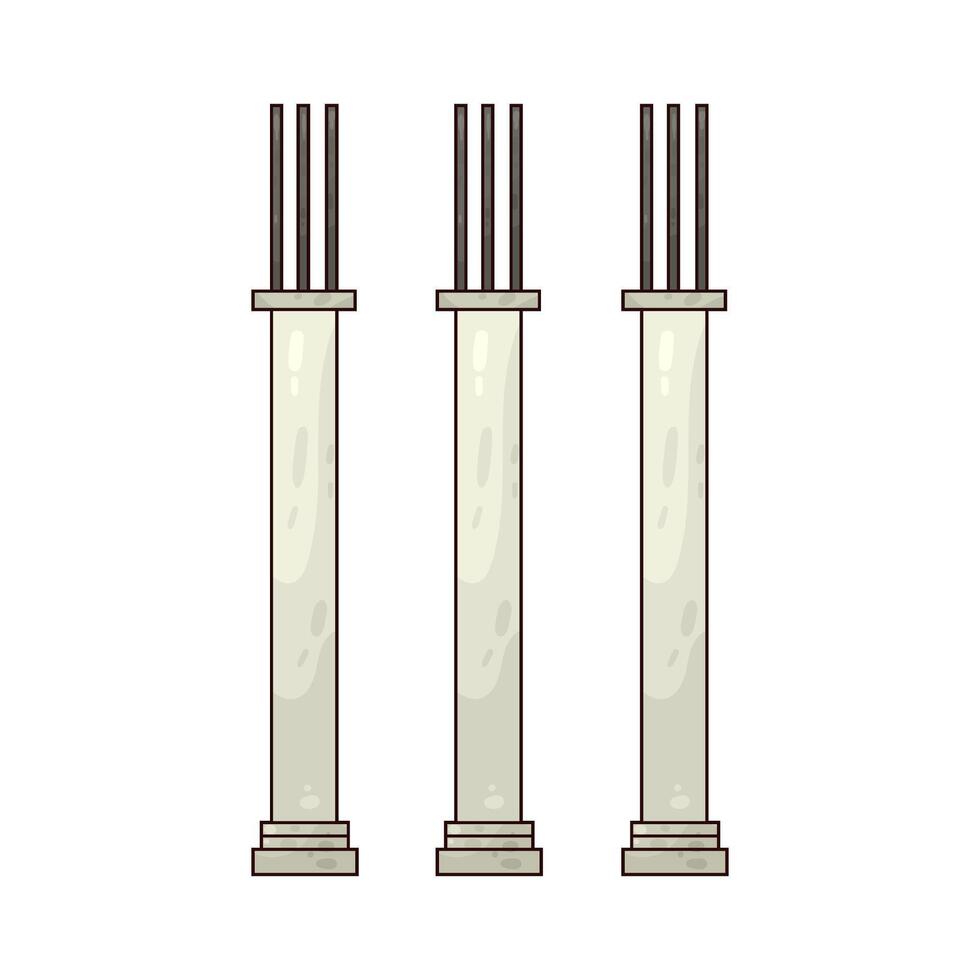 Illustration of Columns vector
