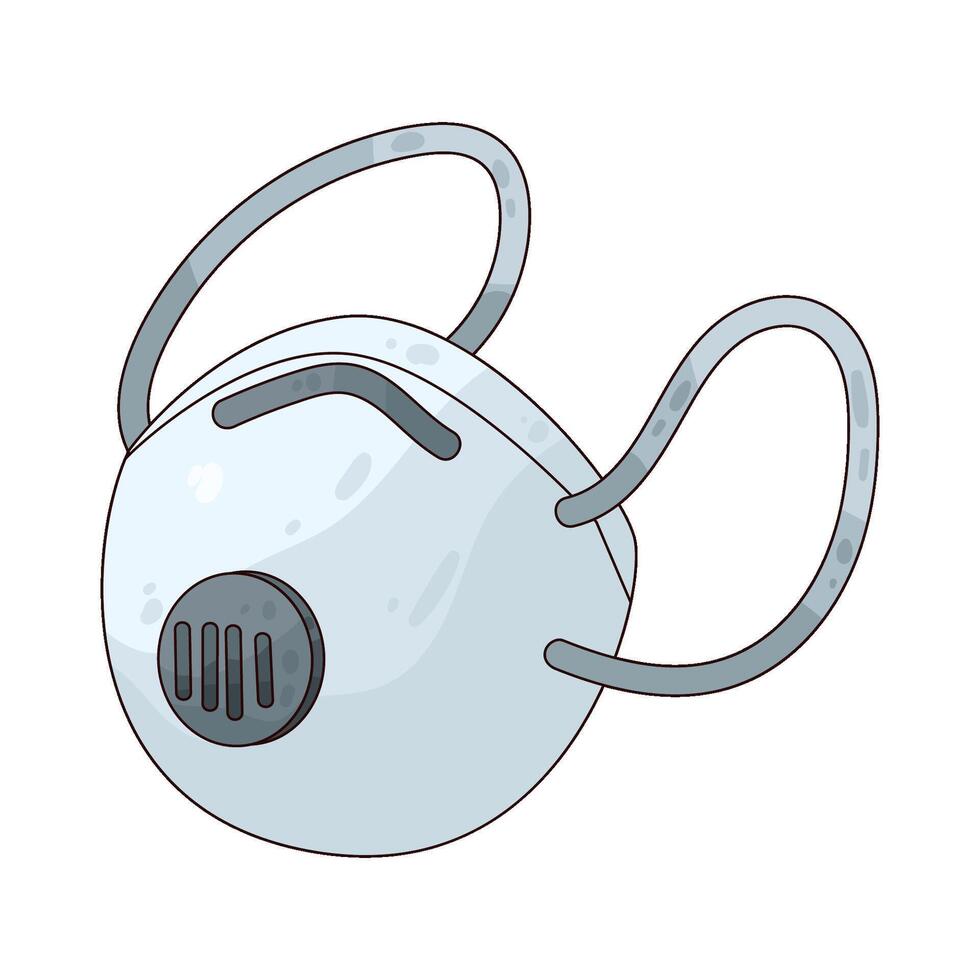 Illustration of Dust Mask vector