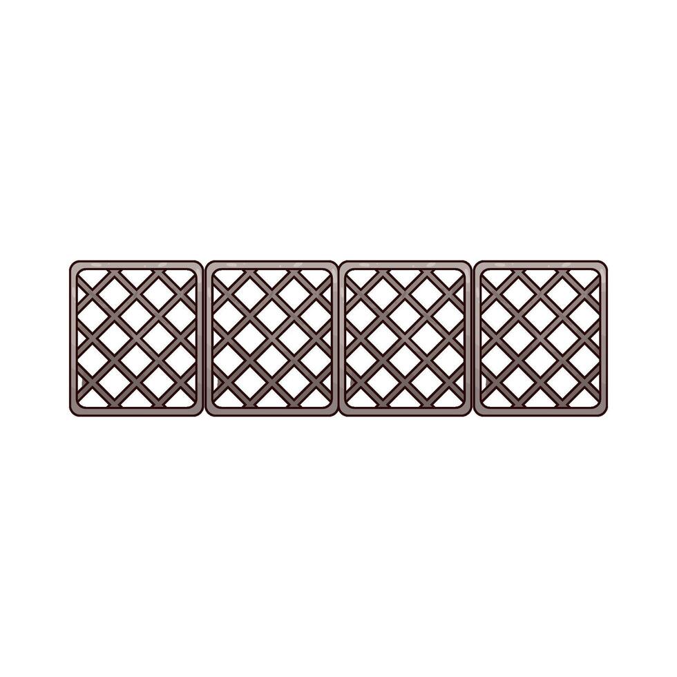 Illustration of Fence vector