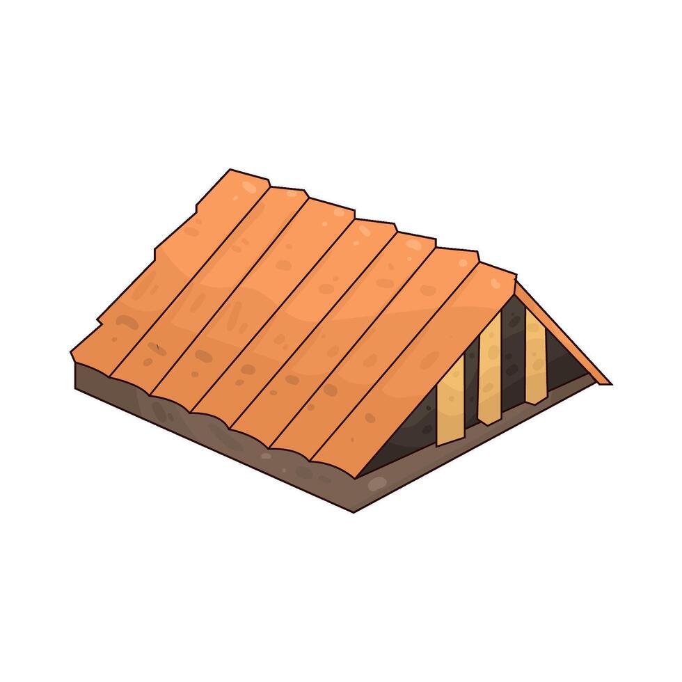 Illustration of Roof vector