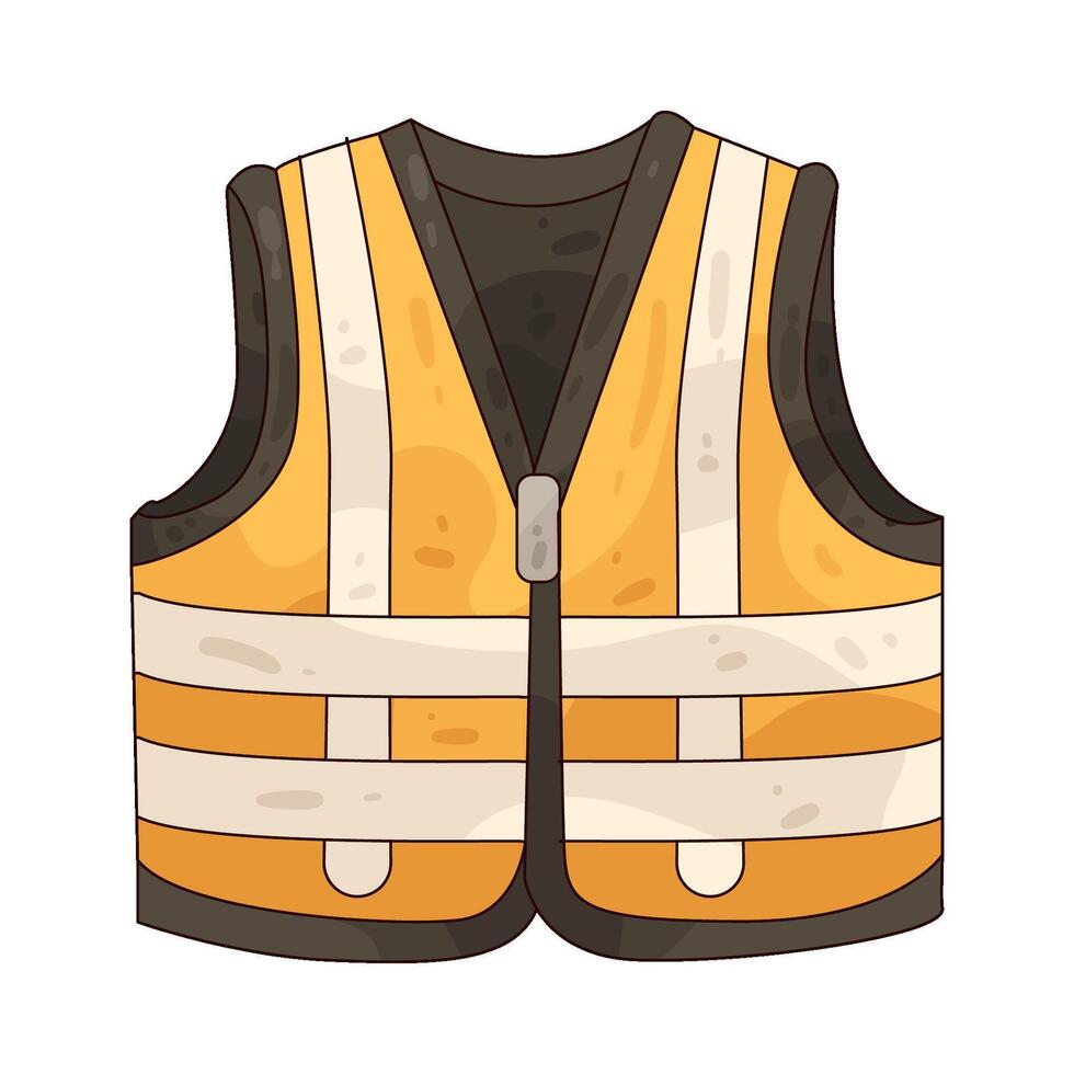 Illustration of Safety Vest vector