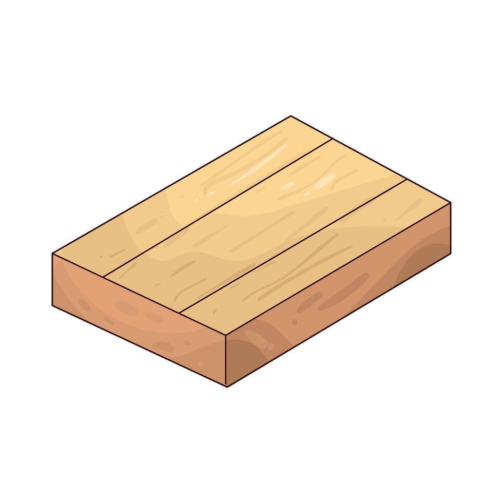 Illustration of Wood Plank vector
