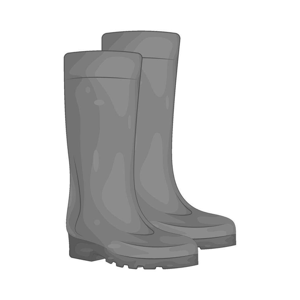 Illustration of safety boots vector