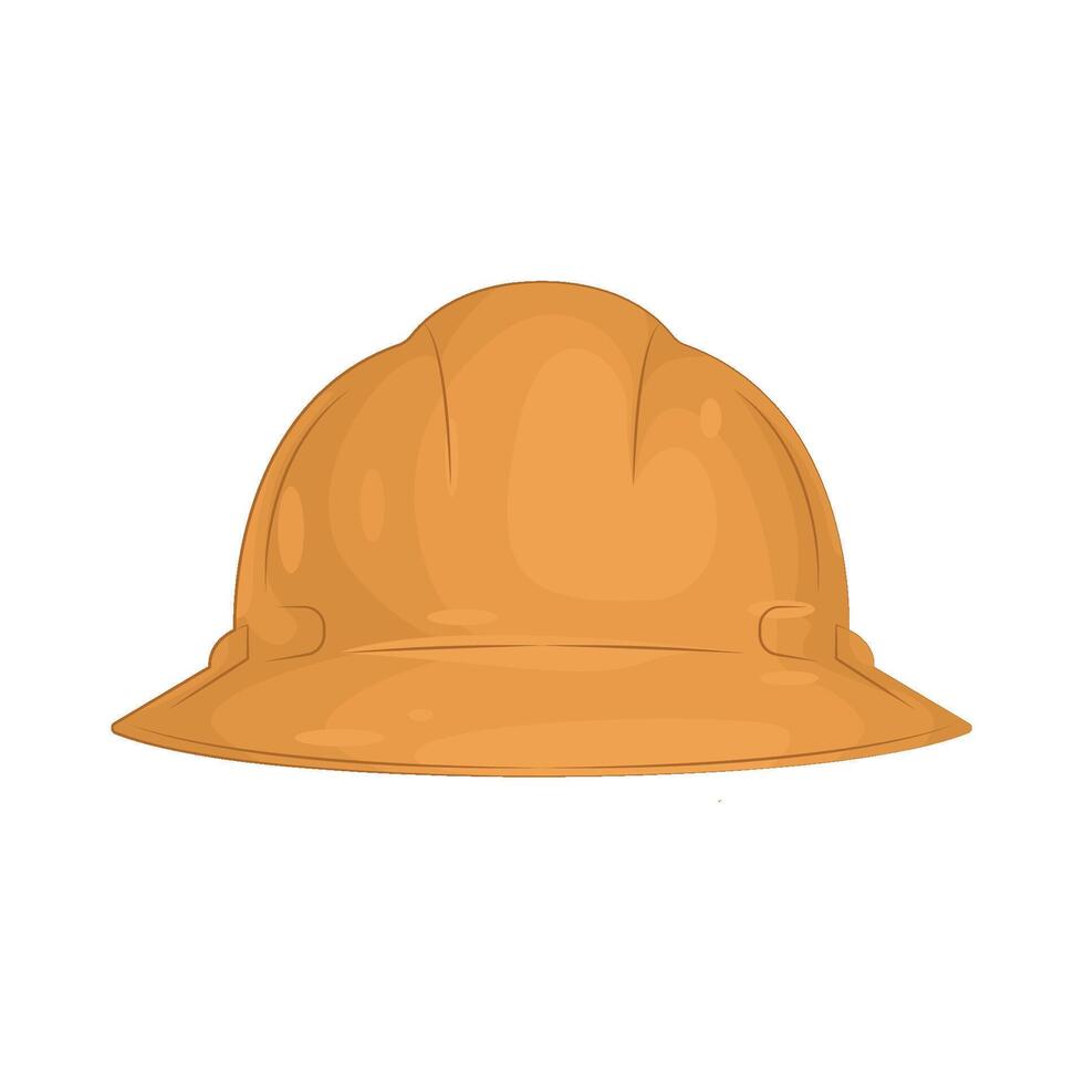 Illustration of hard hat vector